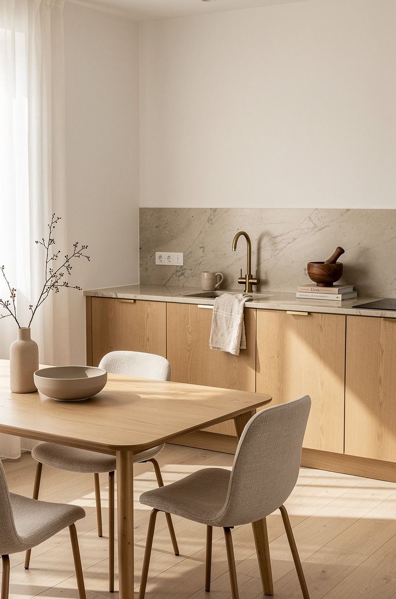 Skip faux marble for warm laminate