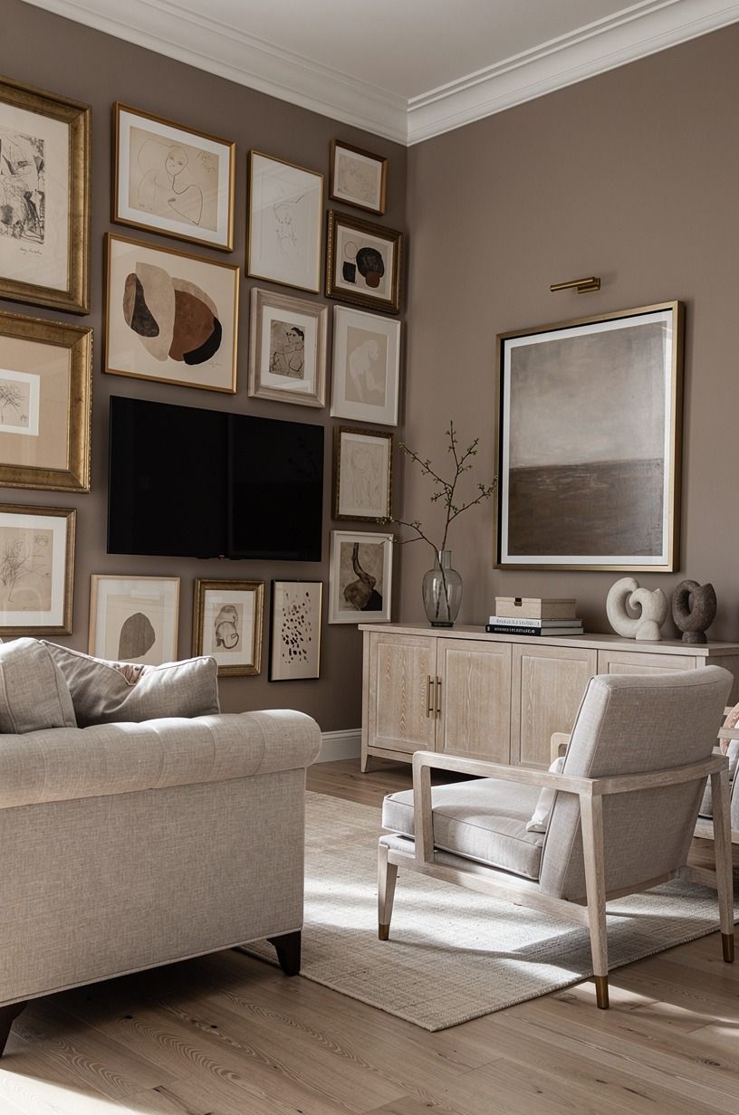 Can a gallery wall hide a television better than a frame TV?