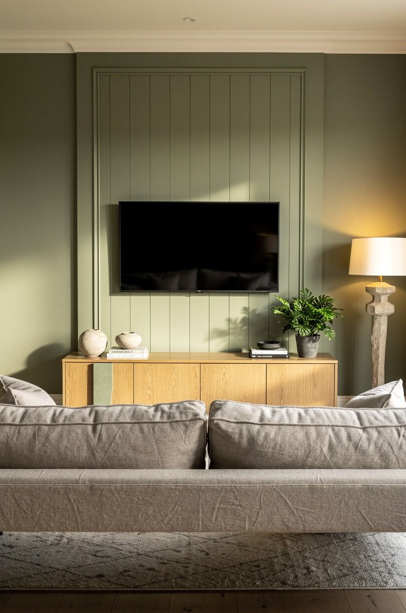 Make a rental-ready panel behind the television
