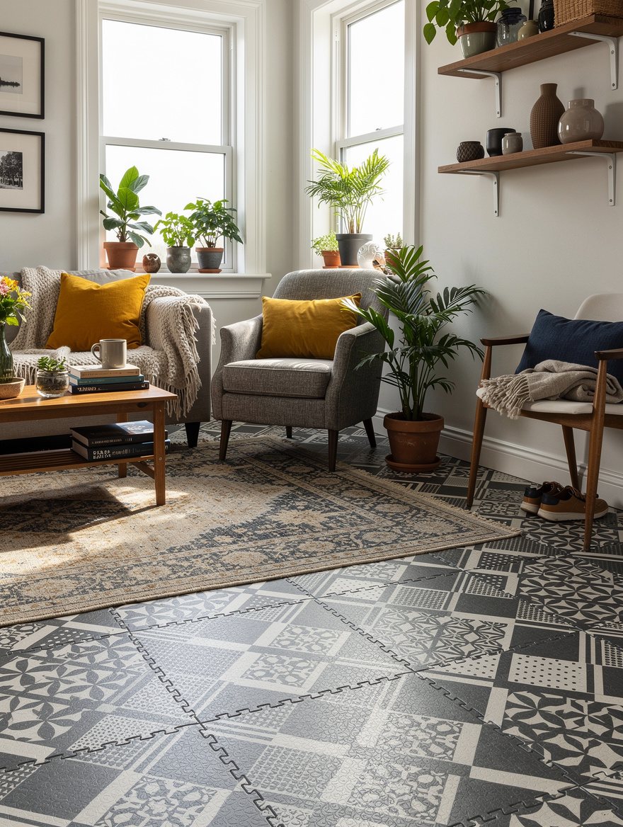 Use Loose Interlocking Tiles Without Glue