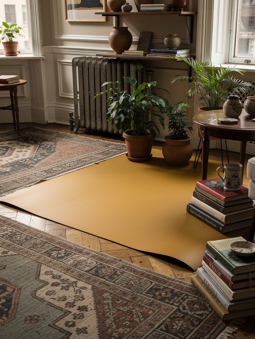 Keep Vinyl Rolls to Small Smooth Areas