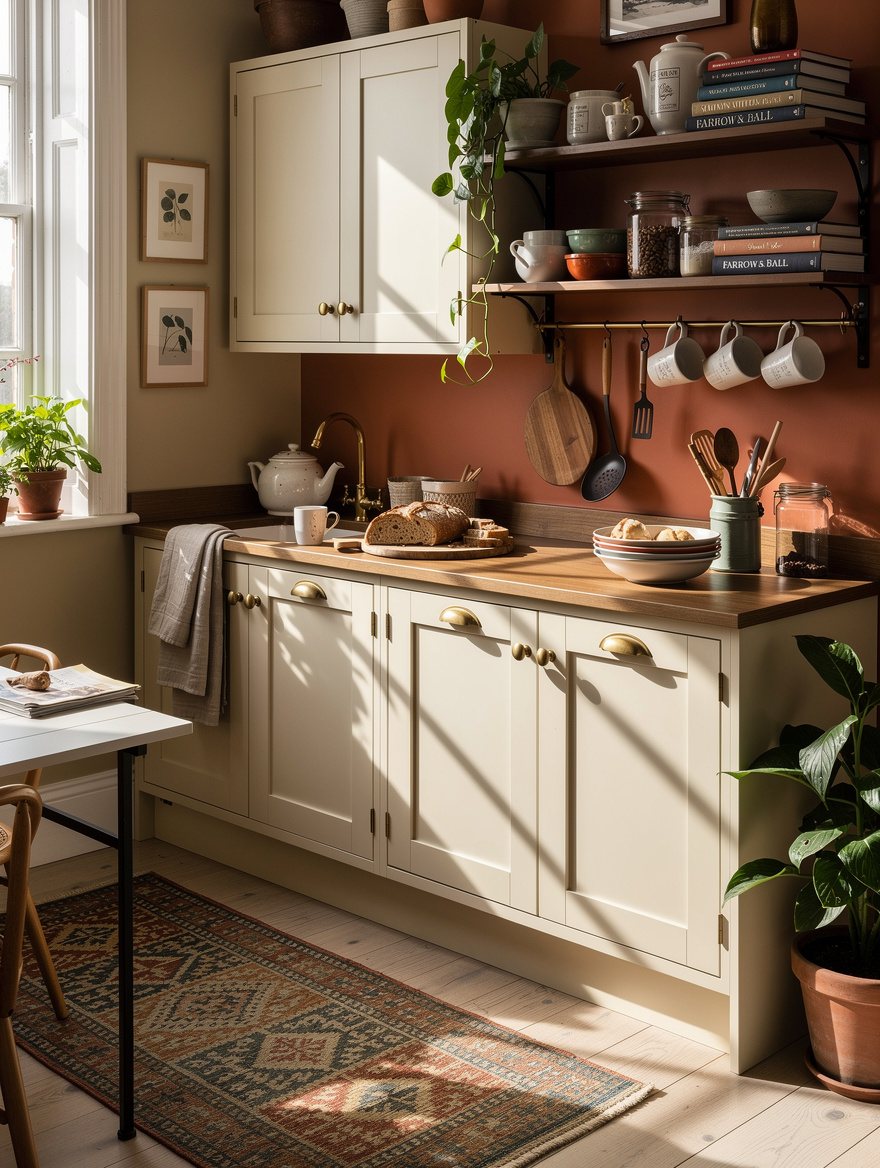 Ground Pale Cabinets With Skimming Stone