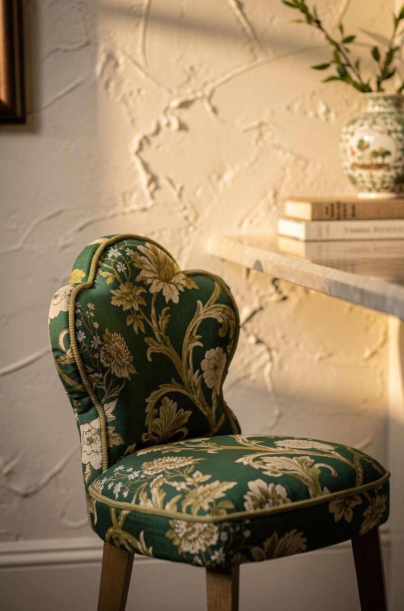 Add a scallop bar stool without making it precious