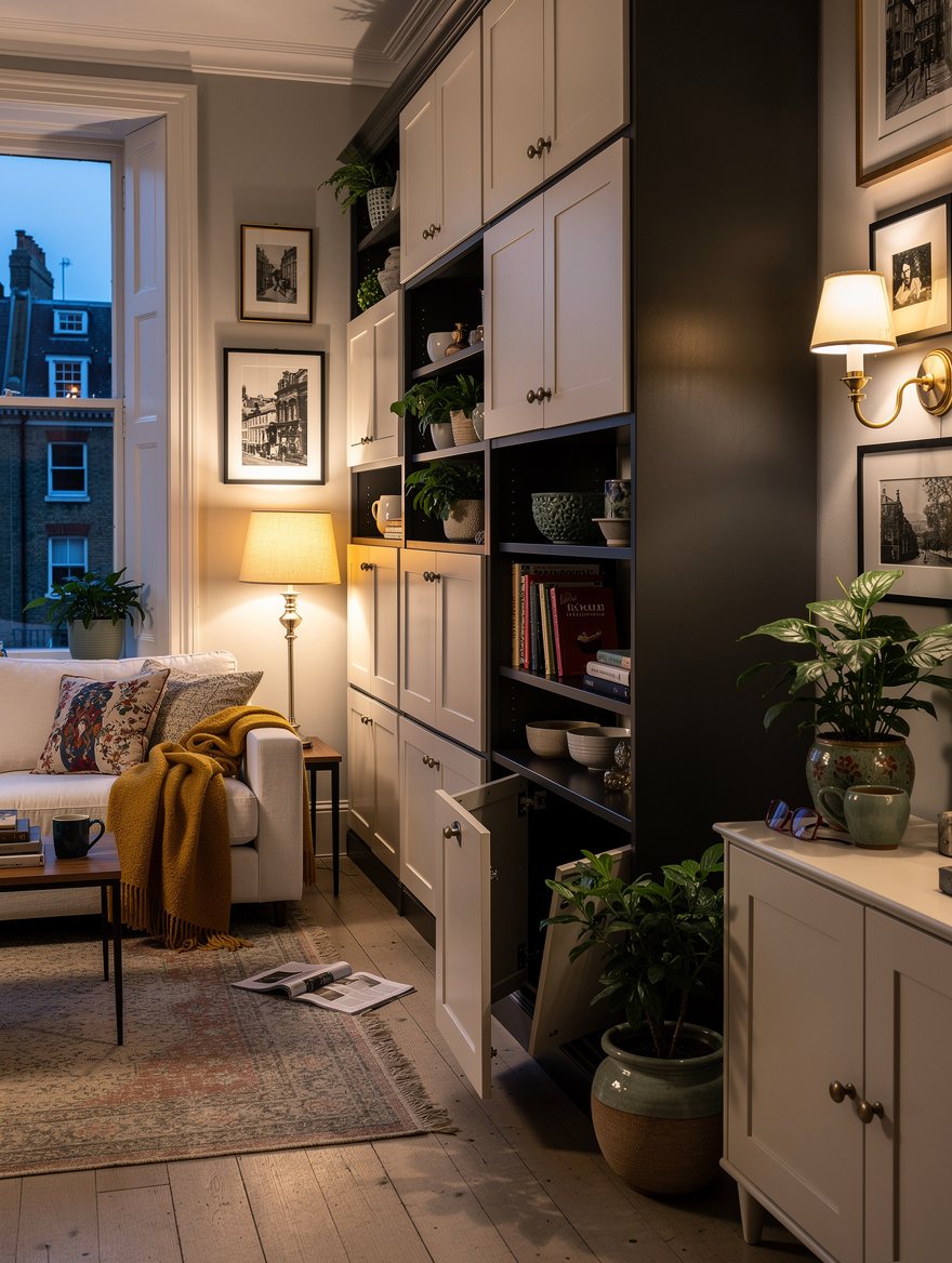 Keep Tall Storage on One Side