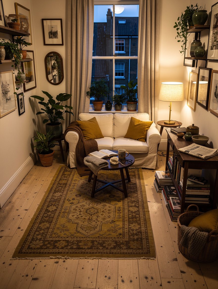 Ground the Room With One Large Rug
