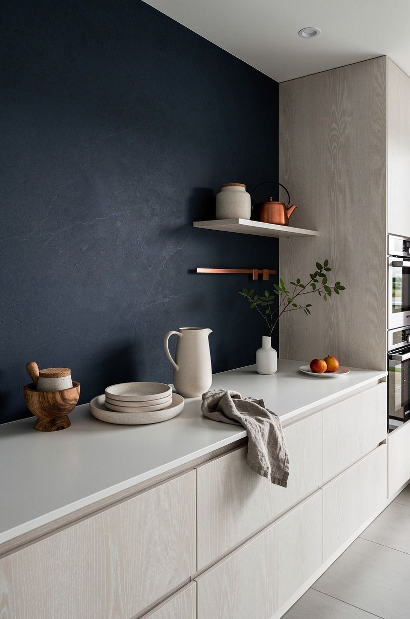 Make the backsplash earn its contrast