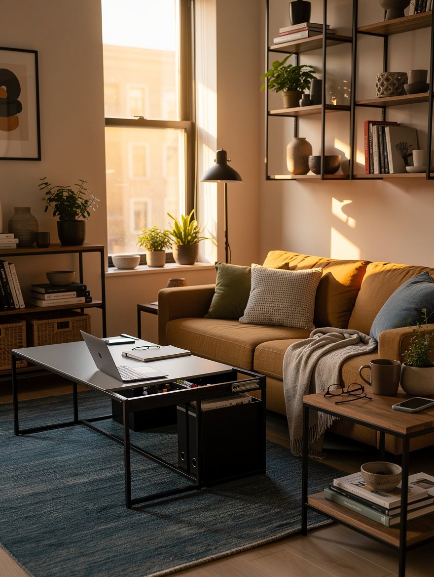 Choose a Coffee Table That Opens Into a Desk