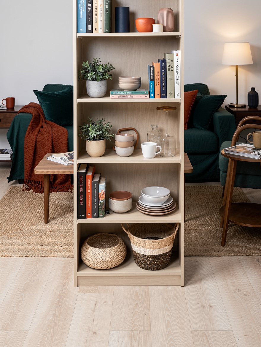 Use Open Shelves to Keep Light Moving