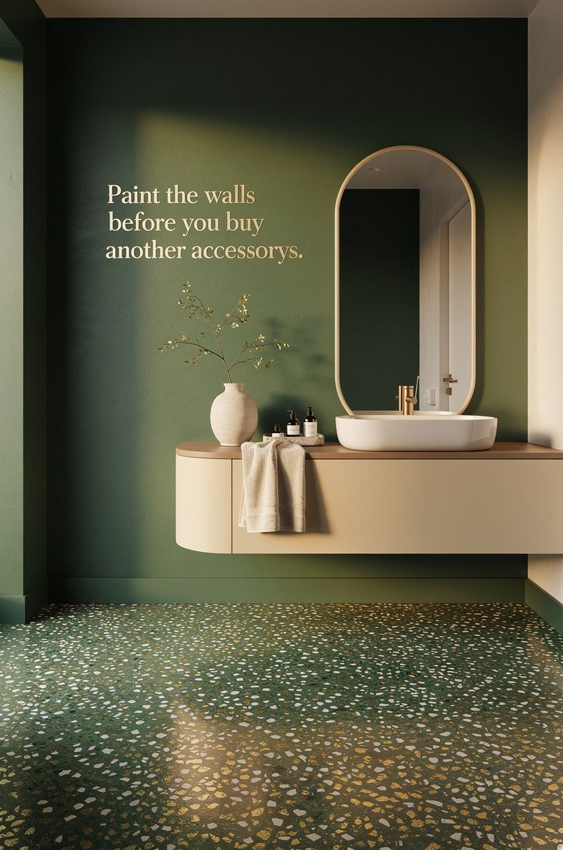 Paint the walls before you buy another accessory