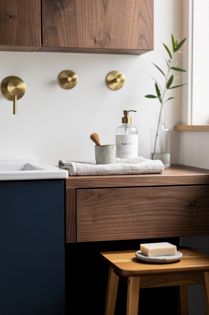 Use The Two-Wood Rule for a lived-in small luxury homes interior