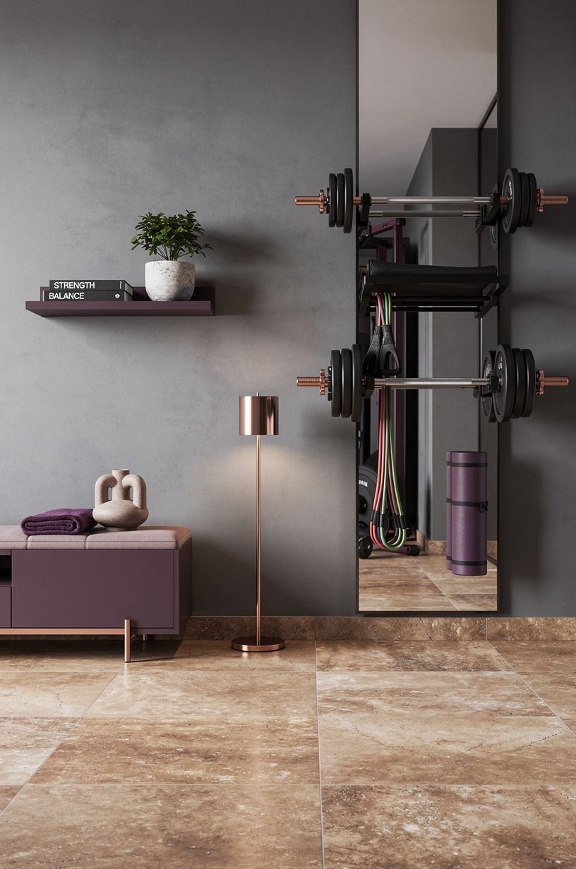 Float a wall-mount rack to save your floor