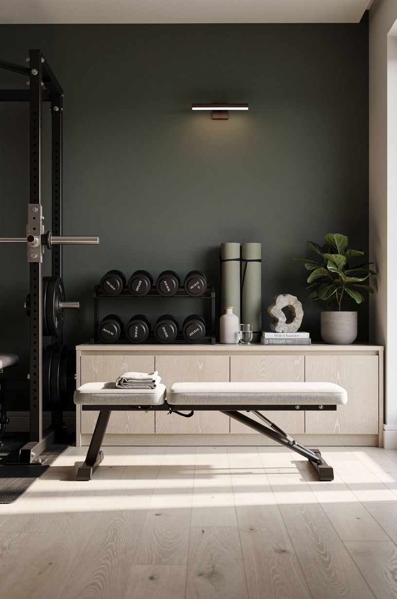 Paint one wall in Sherwin-Williams Iron Ore (skip all-black)