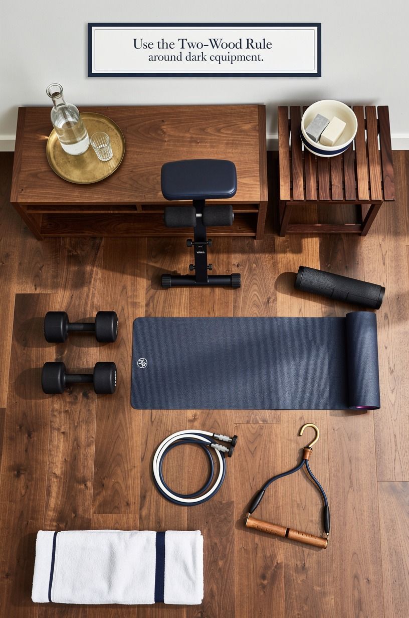 Use the Two-Wood Rule around dark equipment