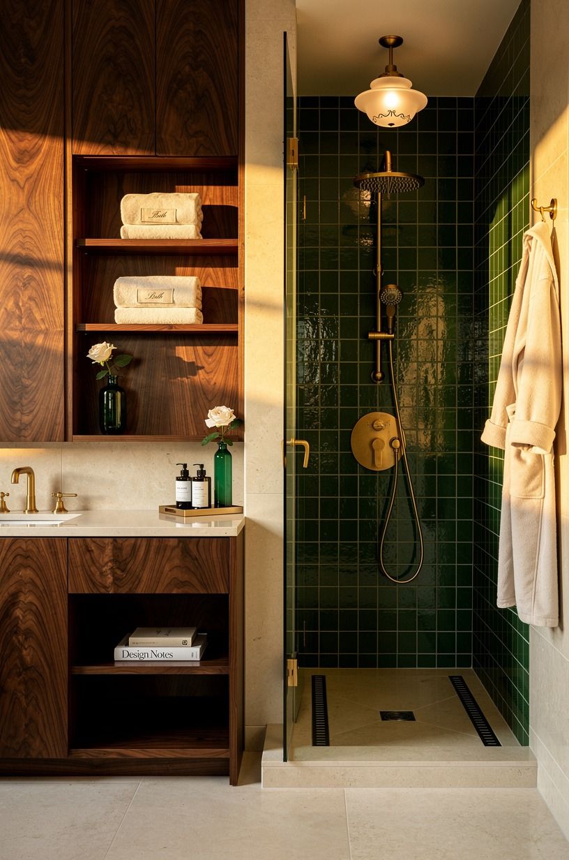 Can a Single Pendant Work Above an Open Shower?