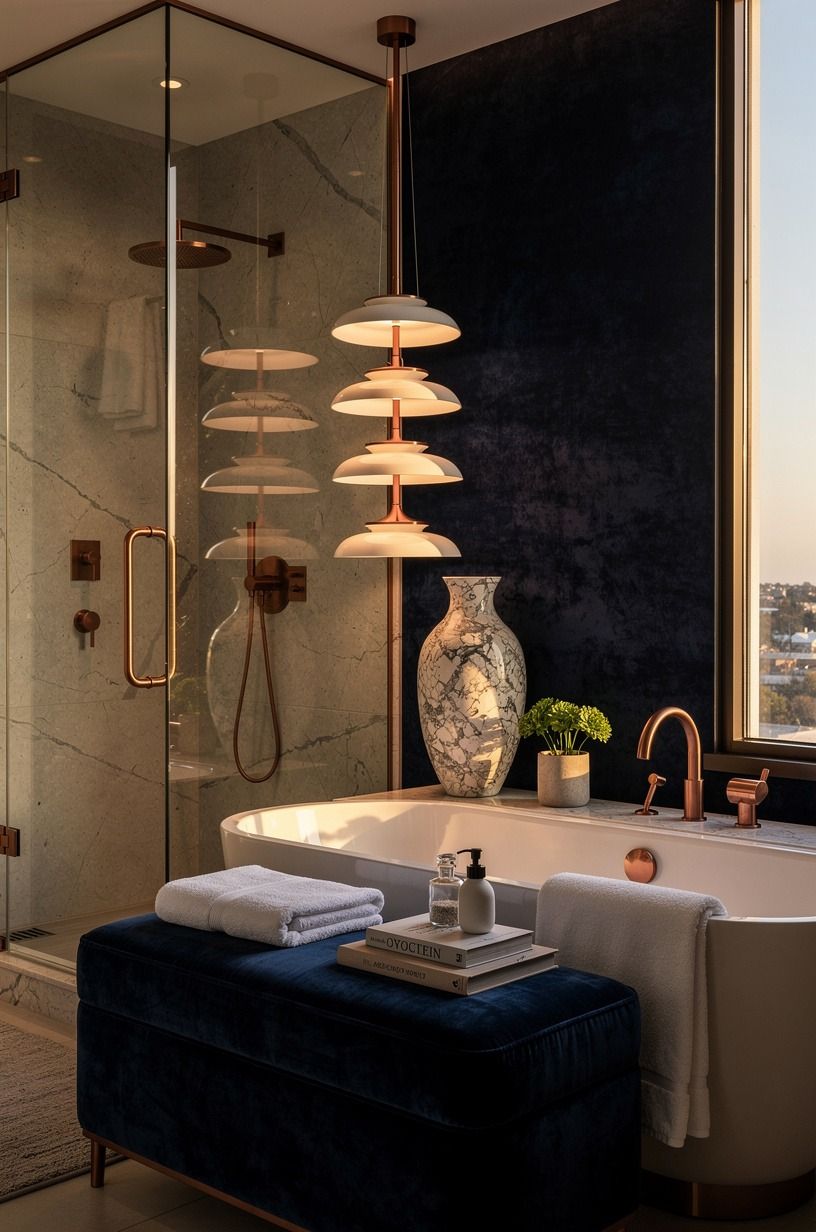 14 Open Shower Lighting Ideas for a Glowing, Spa-Like Feel Without Remodeling