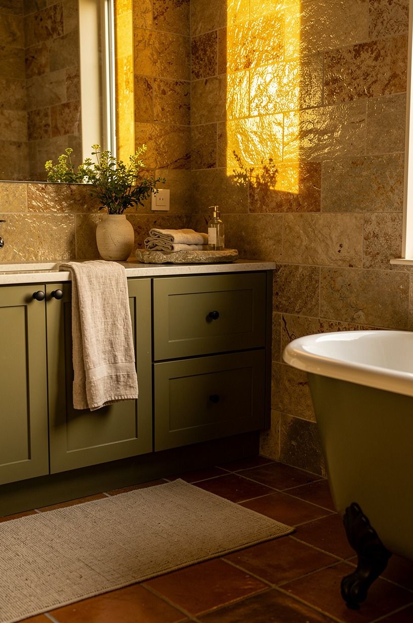 Let Tile Texture Catch the Light Instead of Adding More Fixtures