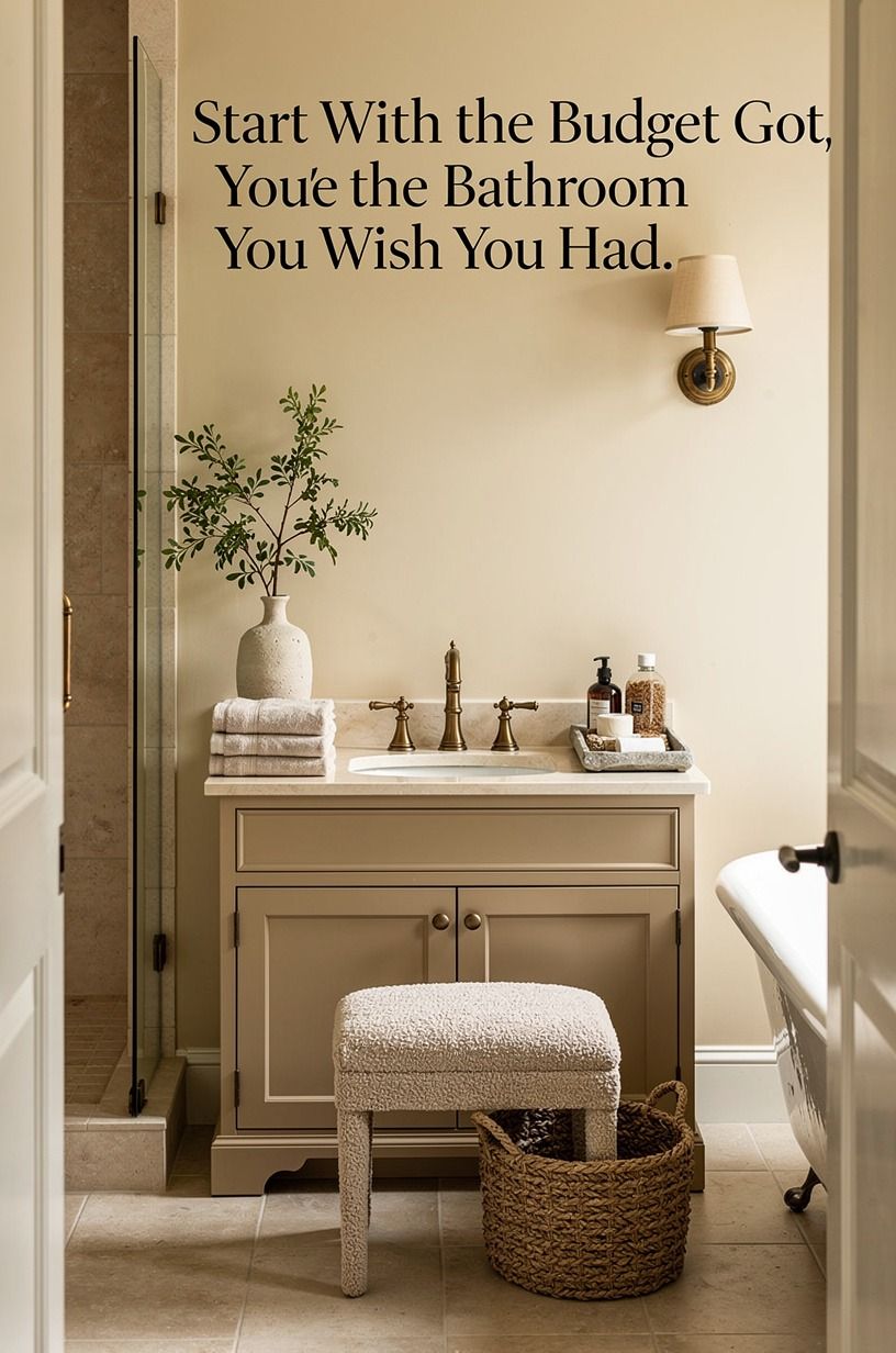 Start With the Budget You’ve Got, Not the Bathroom You Wish You Had