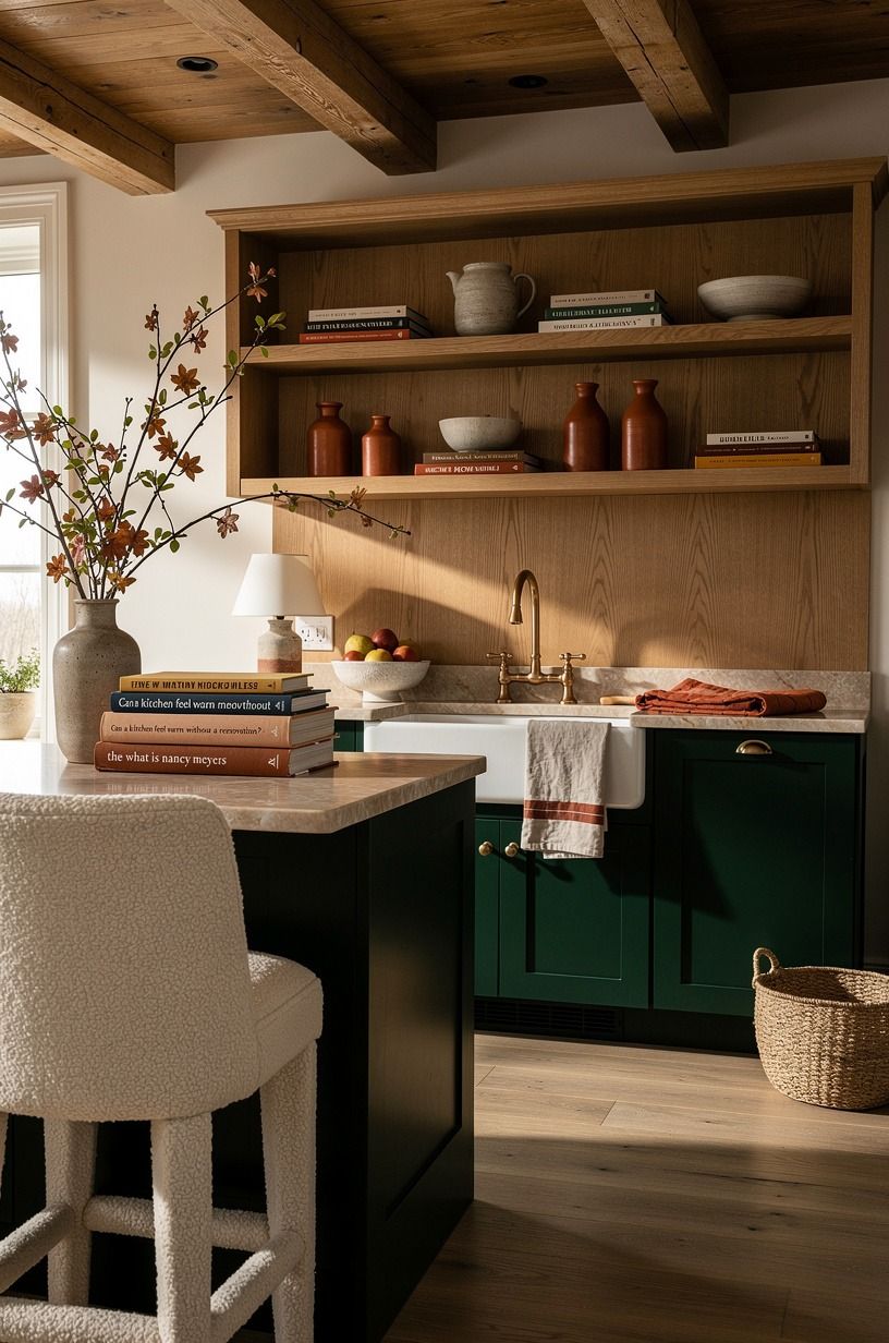 Can a kitchen feel warm without a renovation?