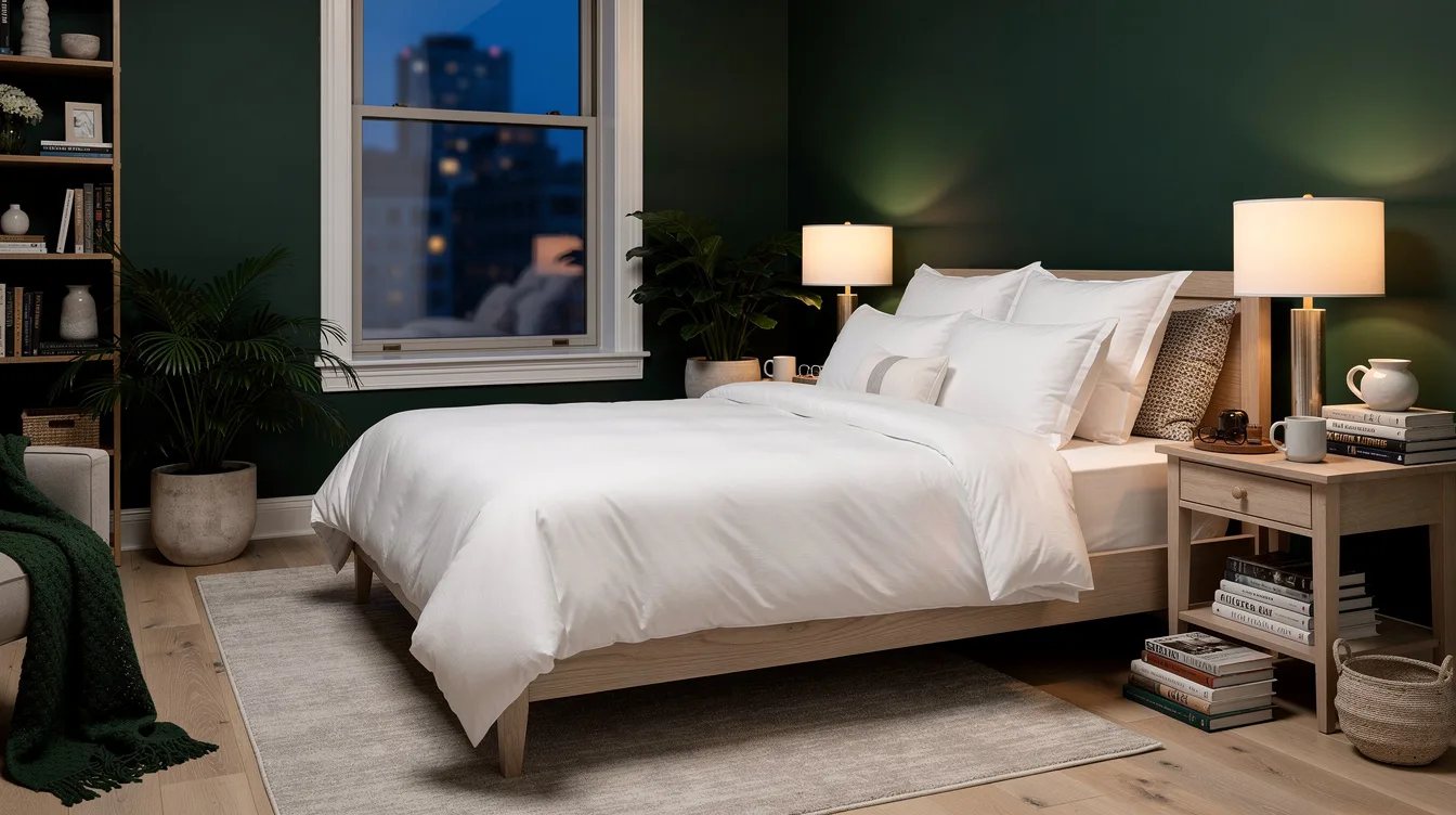 Use a Washable White Duvet Cover