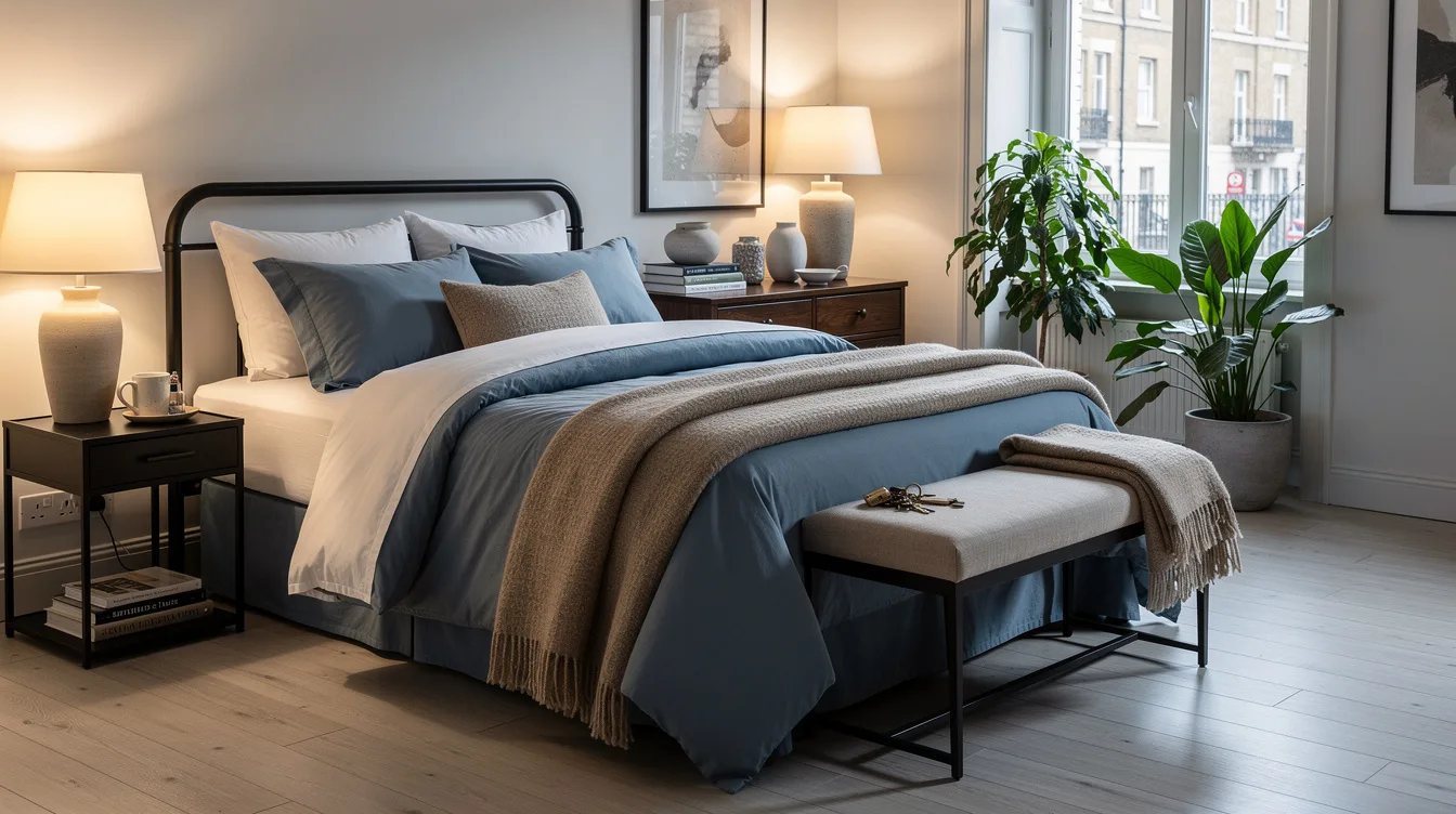 Fold the Top Sheet Over the Duvet