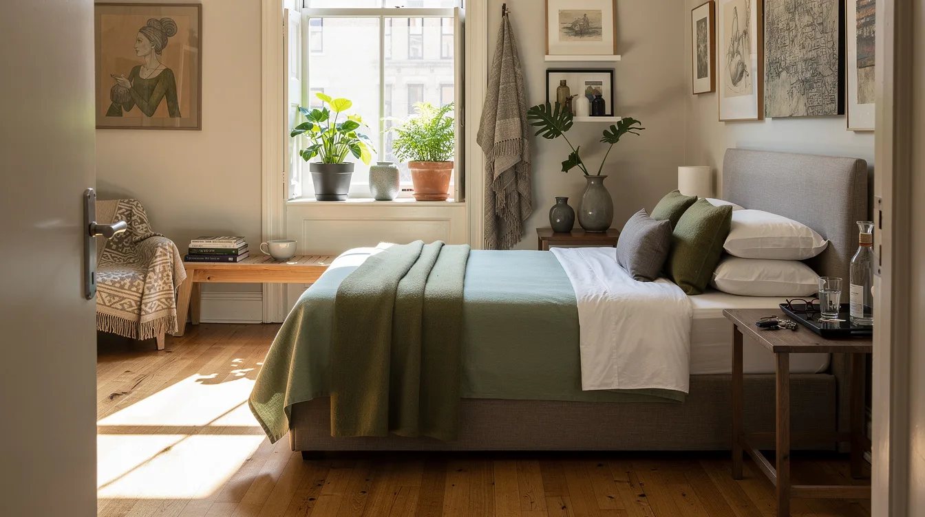 Fold a Lightweight Coverlet at the Foot