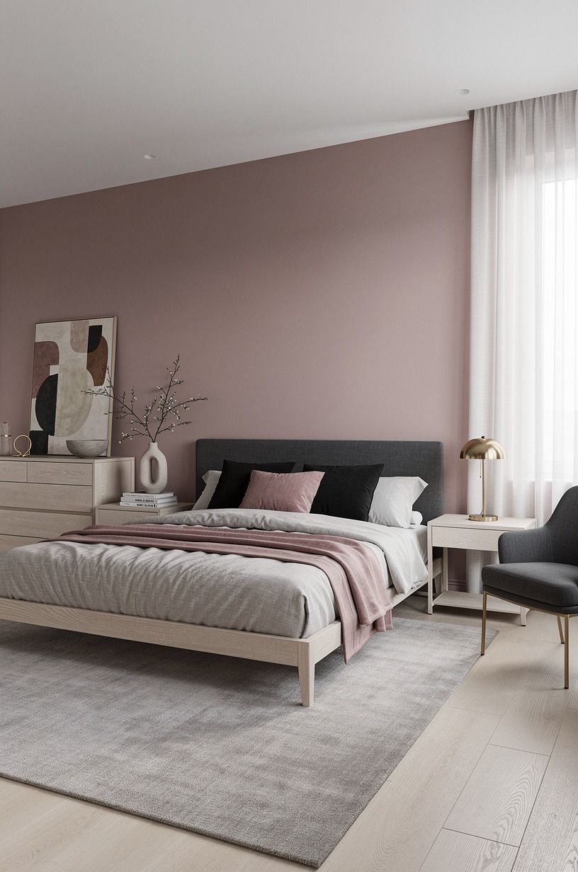 Paint walls in Farrow & Ball Setting Plaster (No. 231)