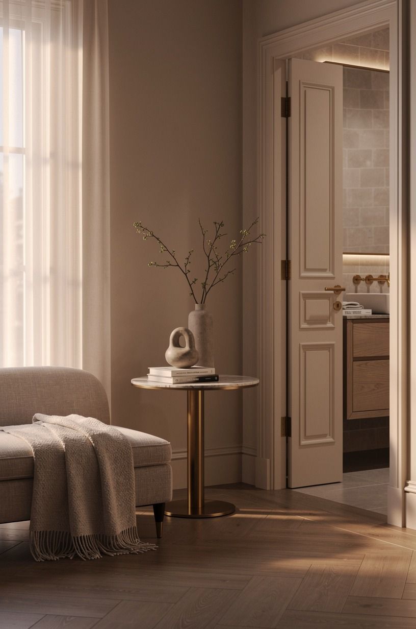 Edit the finished room until it feels calm