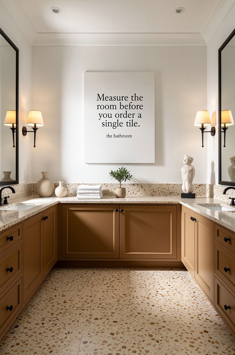 Measure the room before you order a single tile