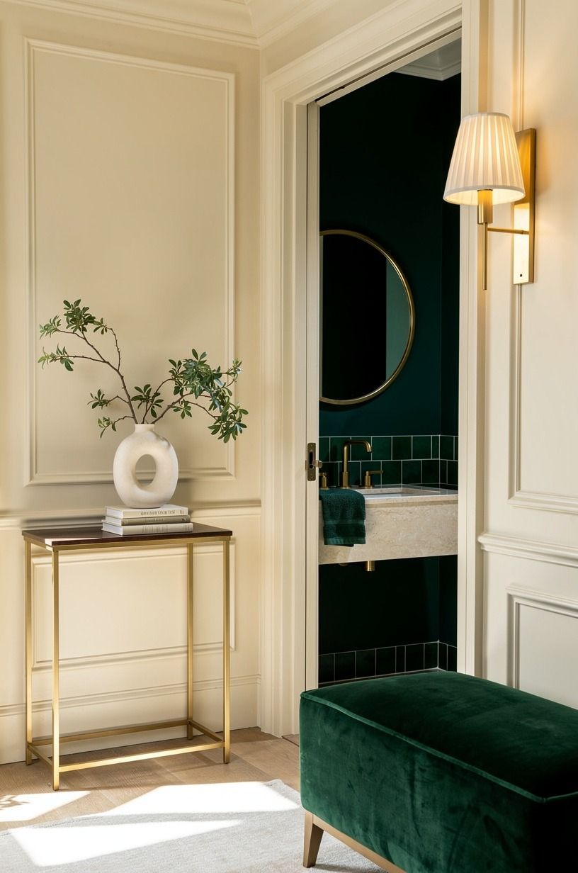 Can dark green work with a small powder bath?