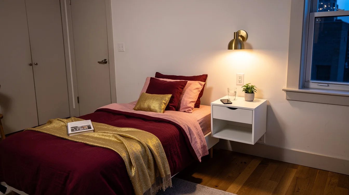 No Room for a Nightstand? 9 Space-Saving Ideas That Work