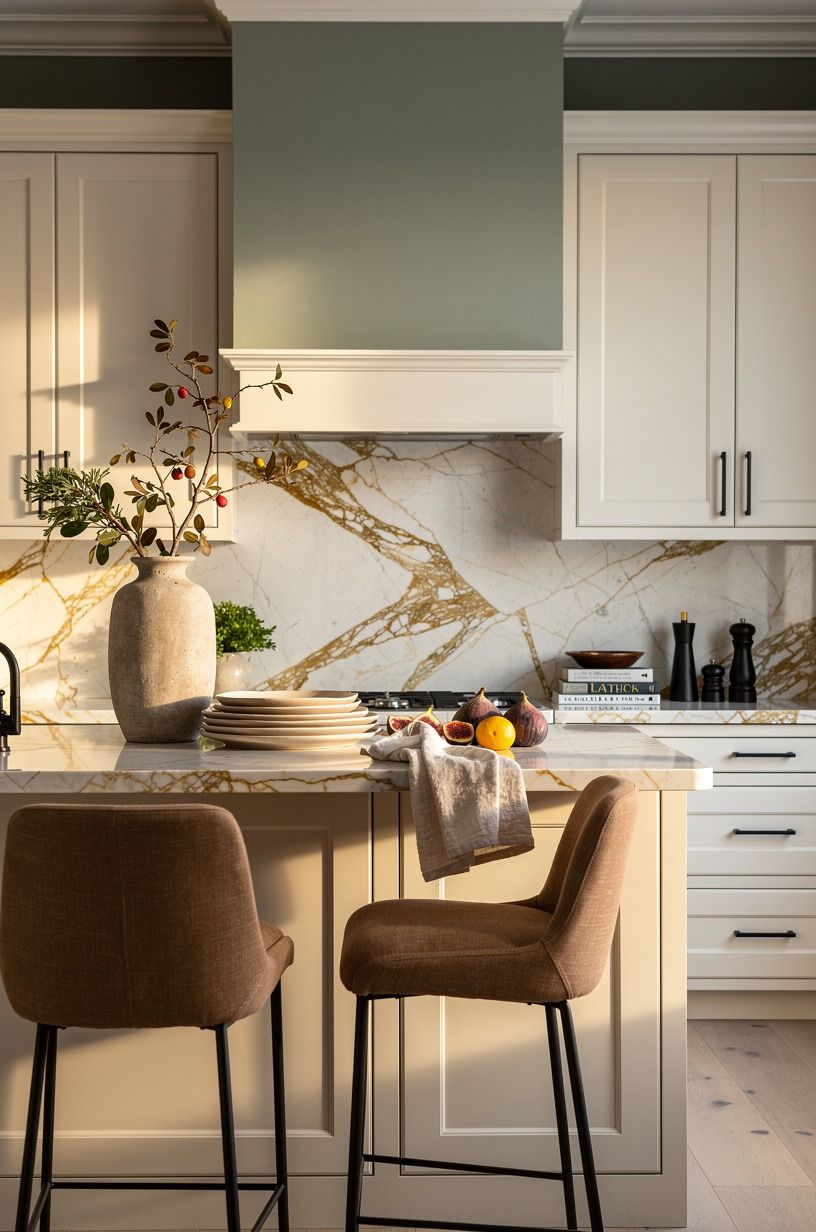Paint the quietest wall in Sherwin-Williams Evergreen Fog