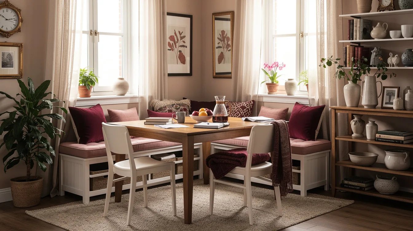 Balance Upholstery With a Hard Table