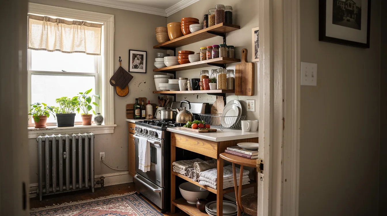 Hang Shelves Beside Grease and Splash Zones