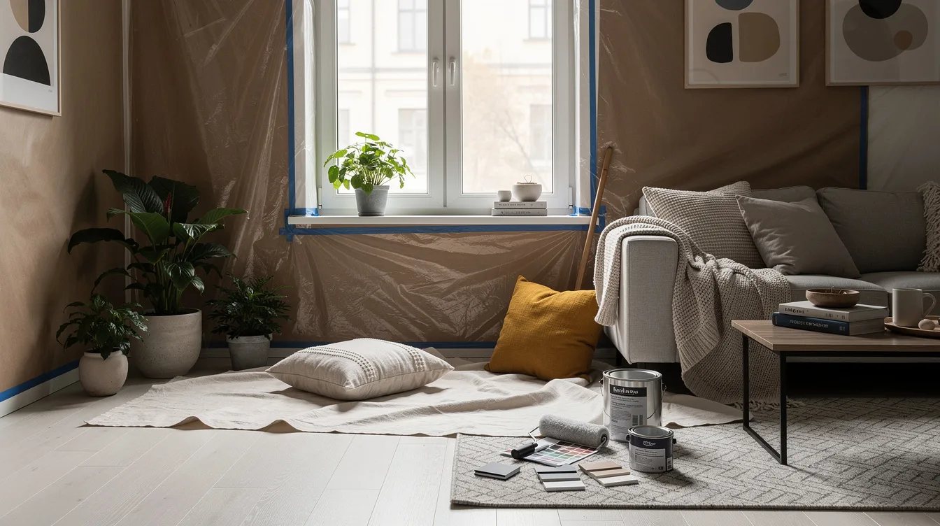 Protect the Window Before Choosing Paint