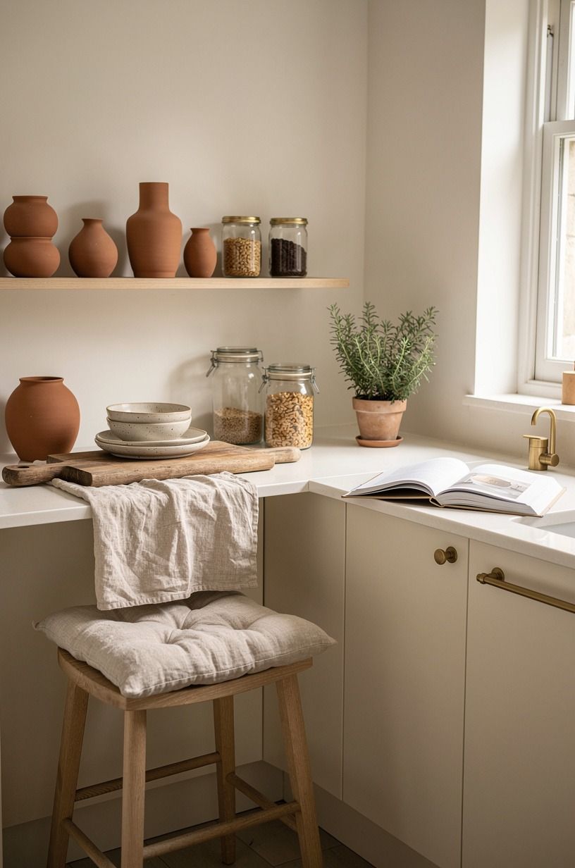 Paint the corner in Benjamin Moore White Dove