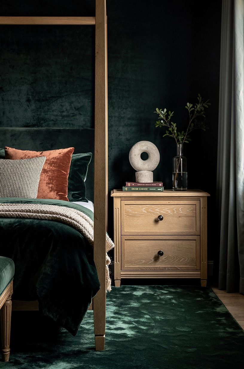 Can a small bedroom handle a dark canopy?