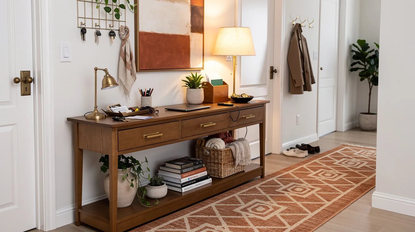 Style the Console Like a Check-In Desk