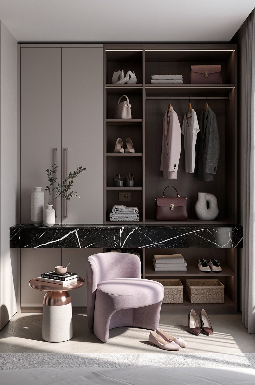 Paint the walls in a soft, grounded shade