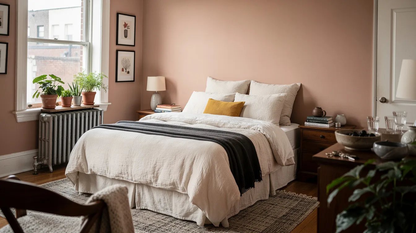 Use Pale Clay With Cream Bedding
