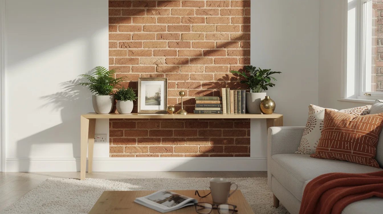 Use Brick Paper Only for Architectural Warmth