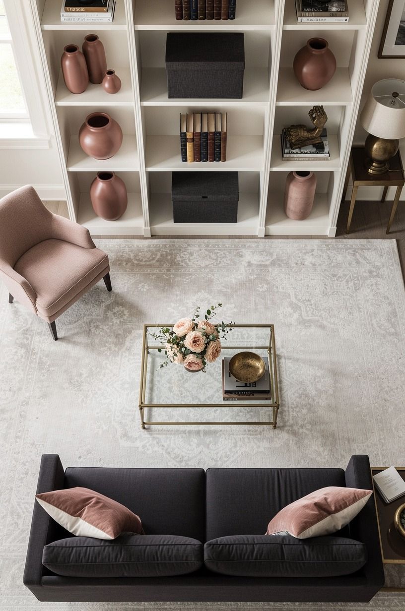 Choose Open Shelves Over a Fake Fireplace