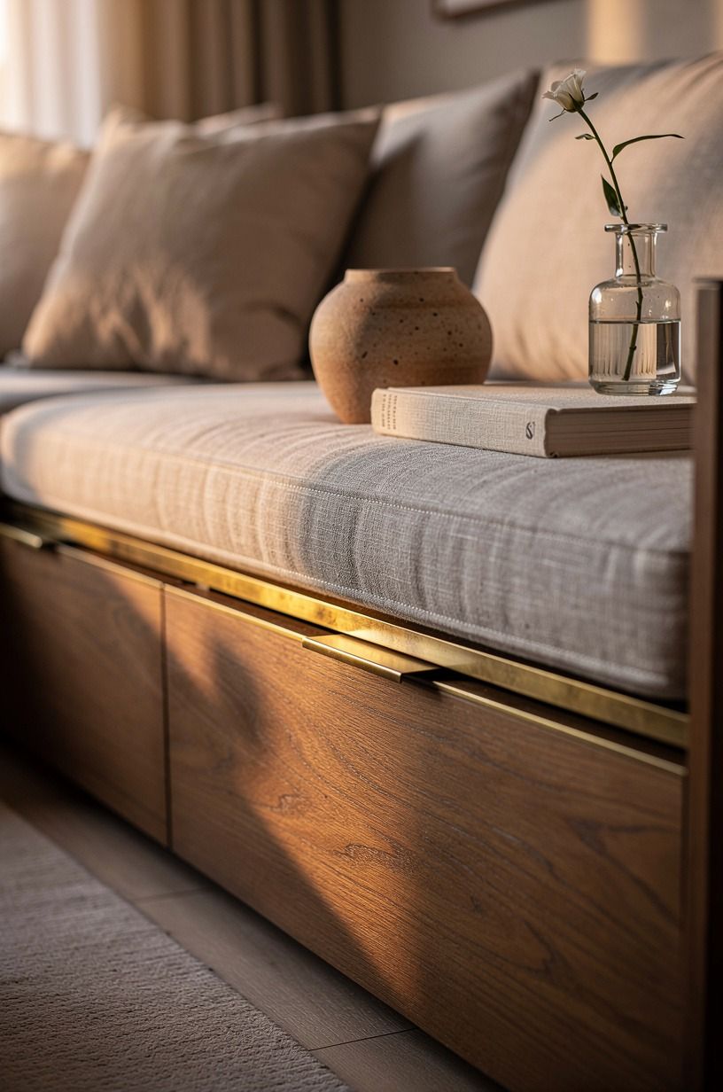 Hide Storage in a Bench-Length Base