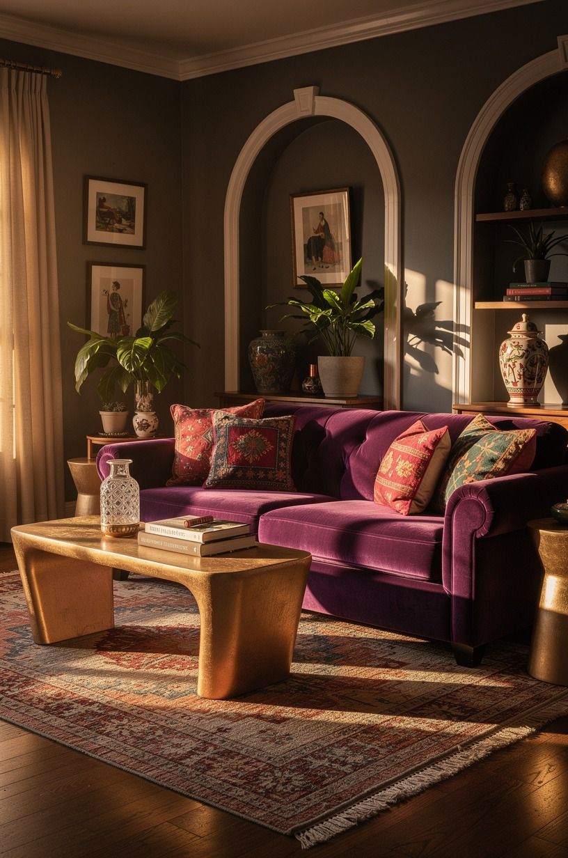 Choose color over gray for cute vintage home decor