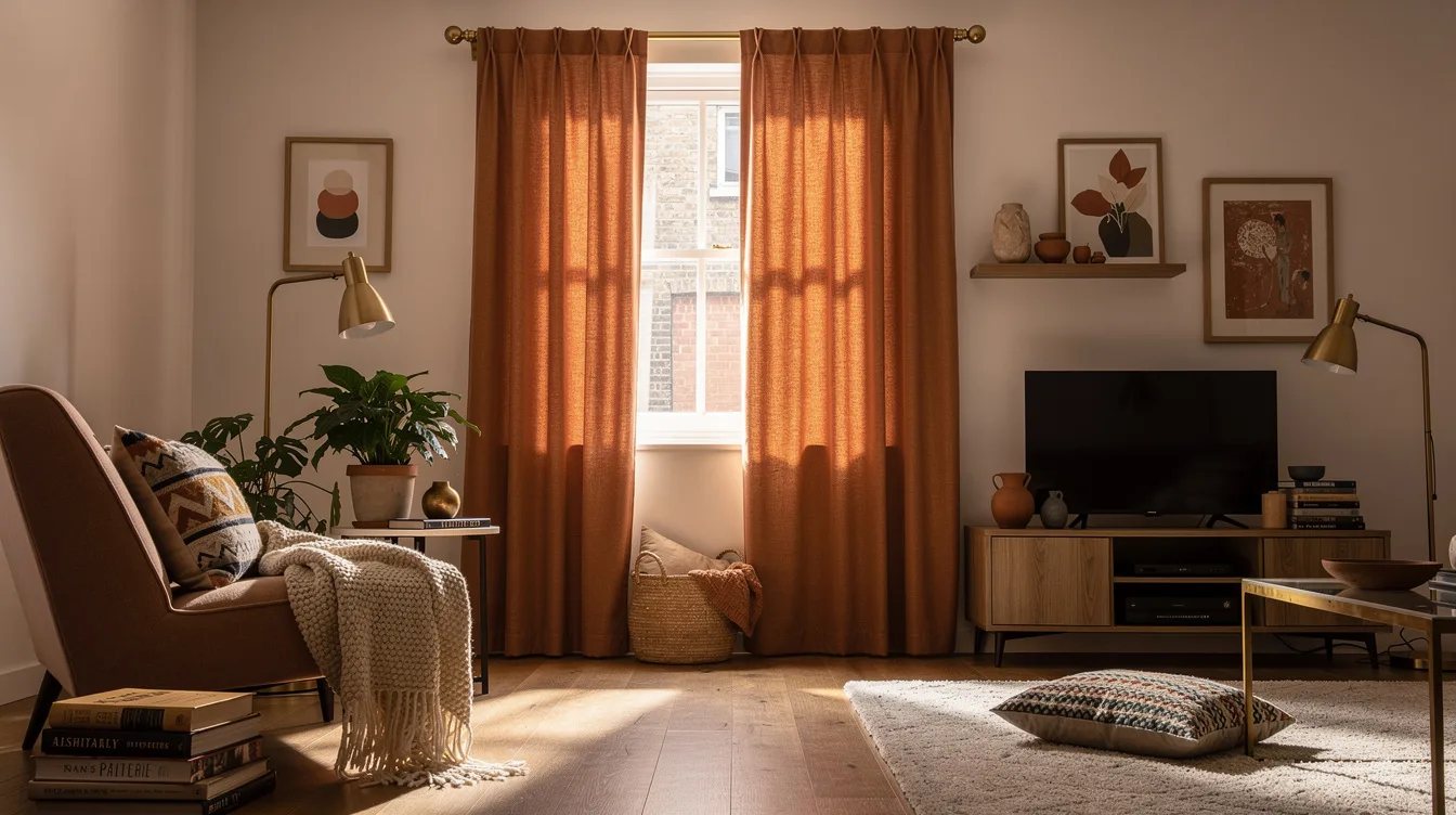 Match Curtains to the Wall Instead of Outlining Windows