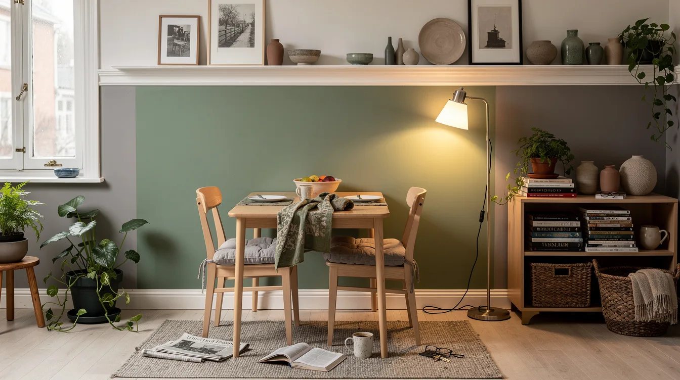 Carry the Dining Block Up to a Picture Rail