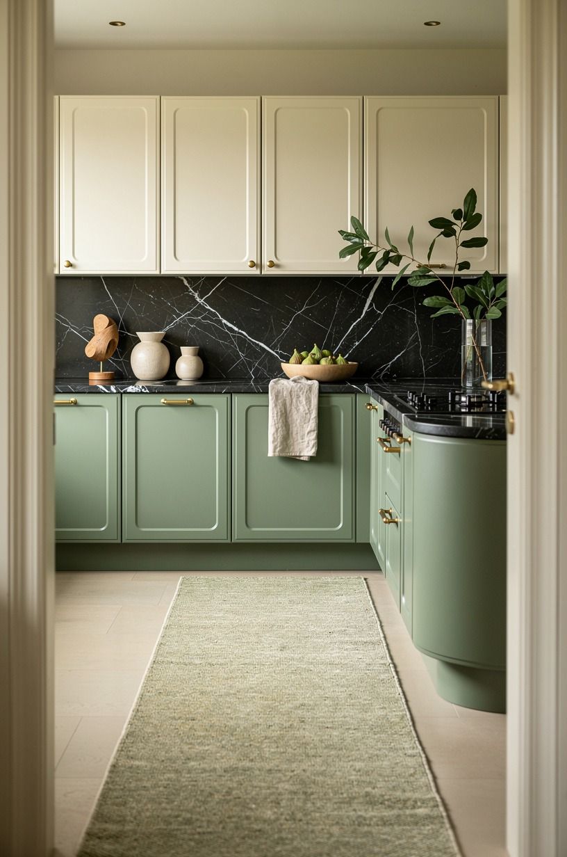 Ground the floor with a washable runner