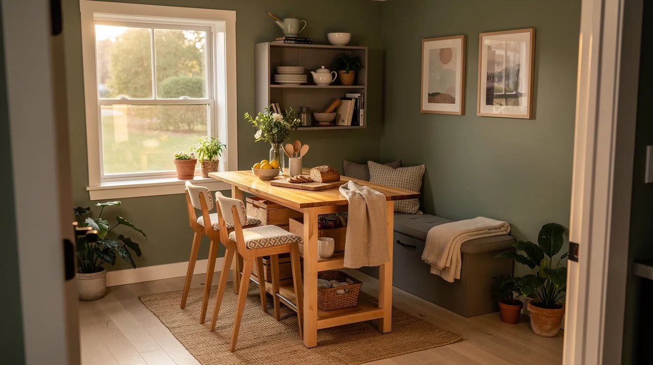 Choose a Counter-Height Worktable for the Hardest-Working Nook