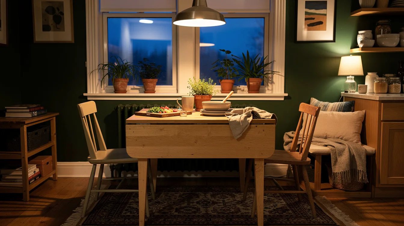 Make a Drop-Leaf Table Earn Its Hinges