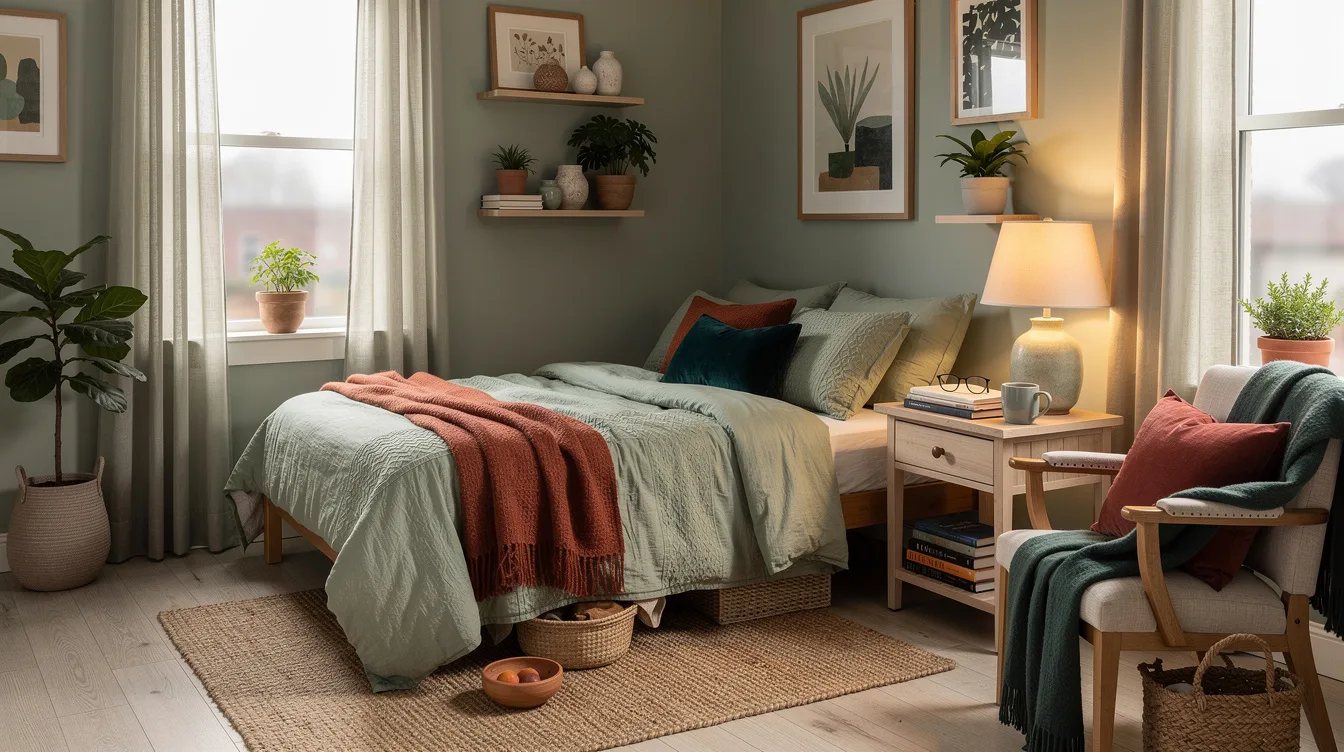 Cocoon a Guest Room in Faded Sage