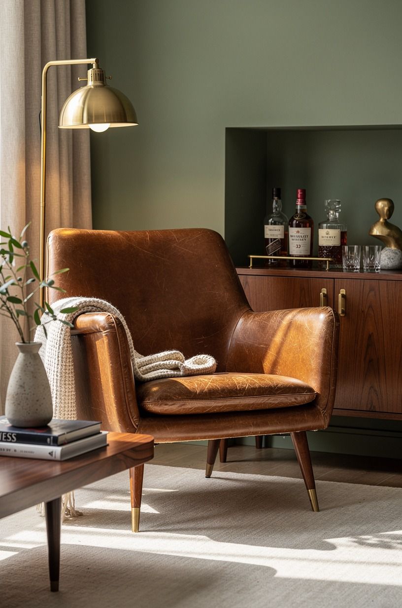 Choose leather over faux leather for the hero chair